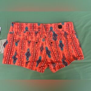 Y2K LOW RISE SHORTS 1st KISS SIZE 0 JUNIORS NWT